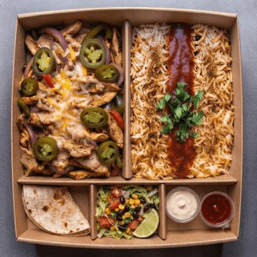 Chicken Shawarma Mexican Box (for 2) 