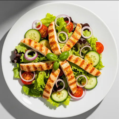 Chicken Skewer Salad 