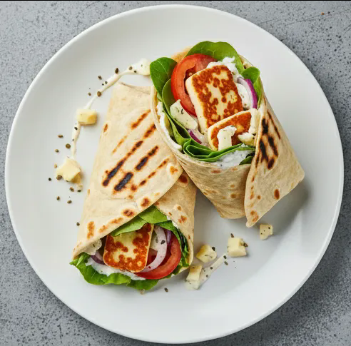 Halloumi Wrap Meal 