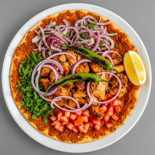 Chicken Shawarma Lahmajun Meal 