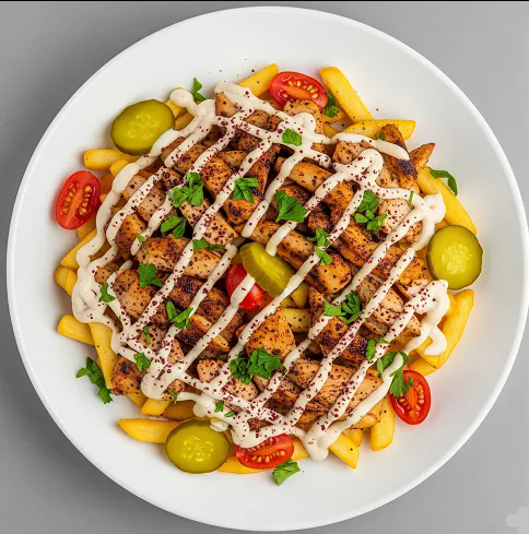 Loaded Chicken Shawarma Chips 